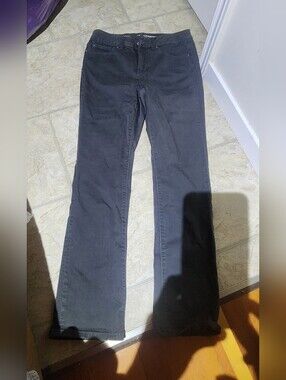 Denver Hayes Black High-Rise Straight Jeans